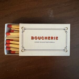 NYC restaurant matchbook - Boucherie